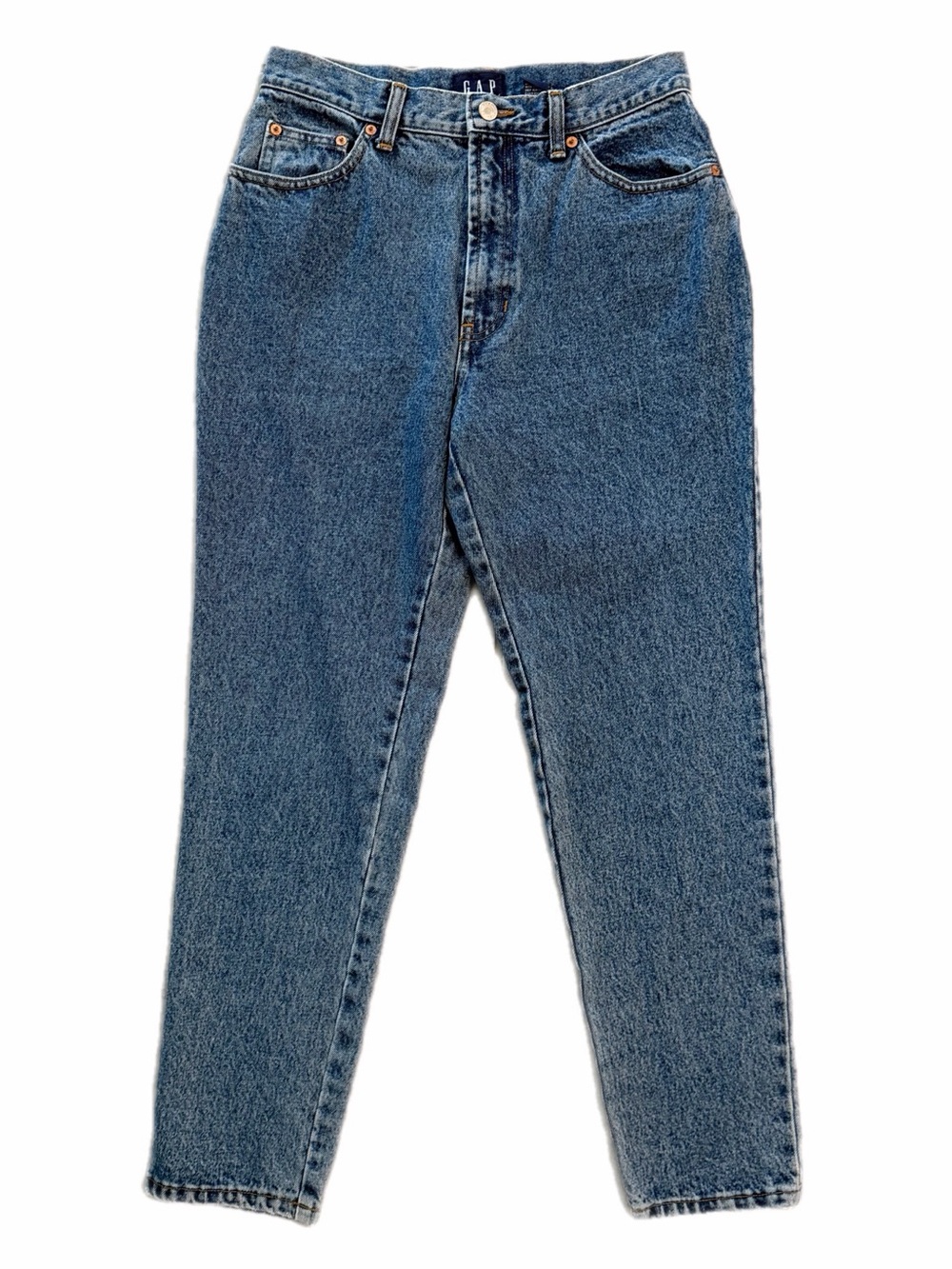 Vintage 90s GAP High Rise Tapered Mom Jeans Size 10 Ankle